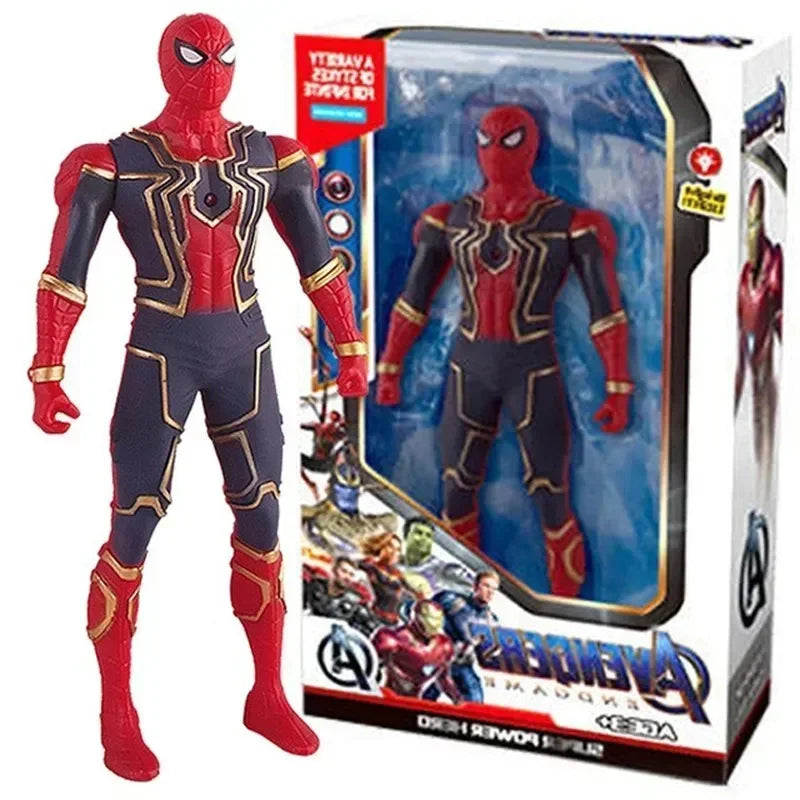 17 Cm Children Toys Marvel Anime Figures Spiderman Hulk Action Figure Iron Man Cartoon Kids Toy Christmas Gift Glow Doll Hobbies 17 Cm Children Toys Marvel Anime Figures Spiderman Hulk Action Figure Iron Man Cartoon Kids Toy Christmas Gift Glow Doll Hobbies
